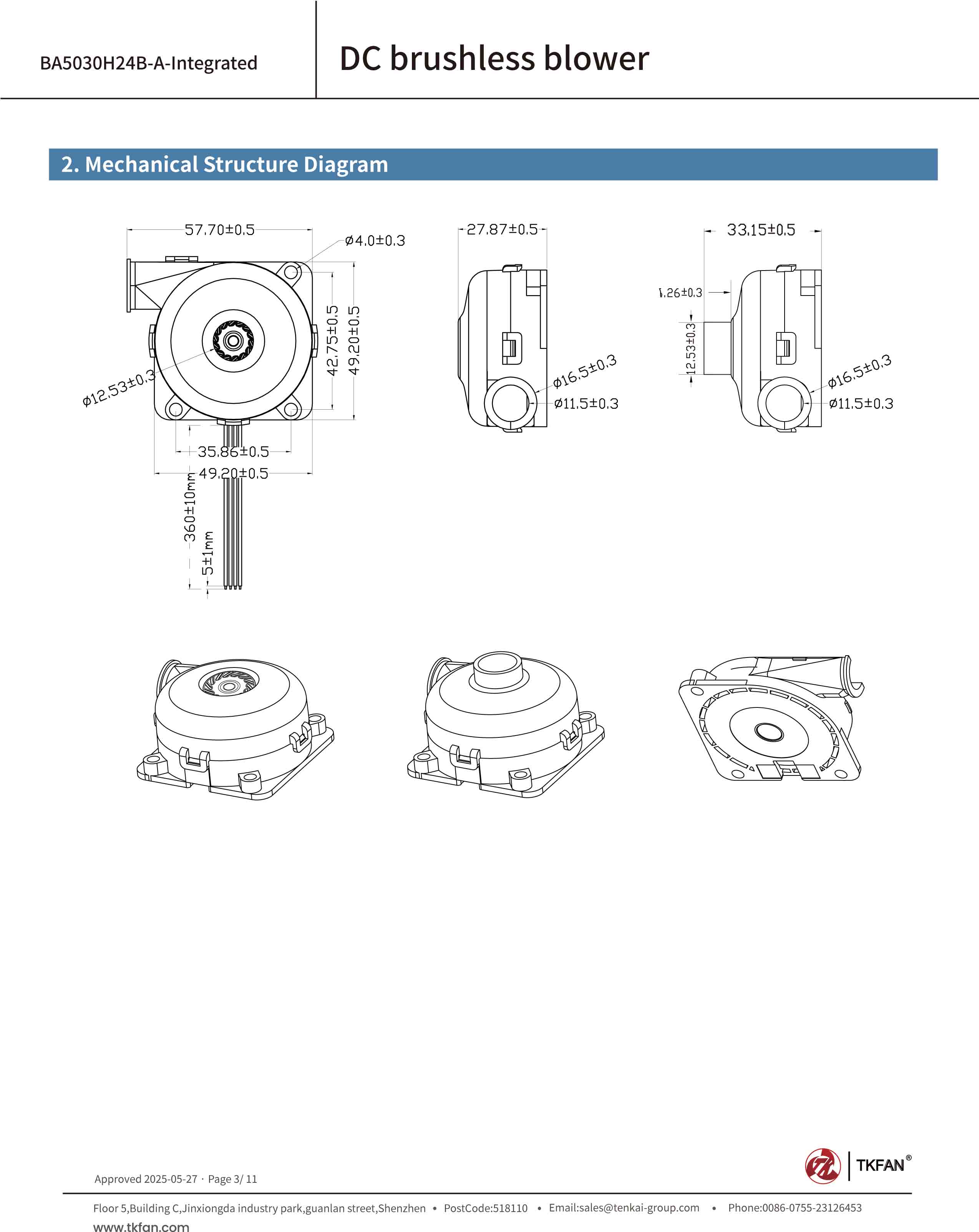 High pressure blower BA5030H24B-A -Integrated Dimensional Drawing and Mounting Holes 3.jpg High pressure blower BA5030H24B-A -Integrated Dimensional Drawing and Mounting Holes 3.jpg